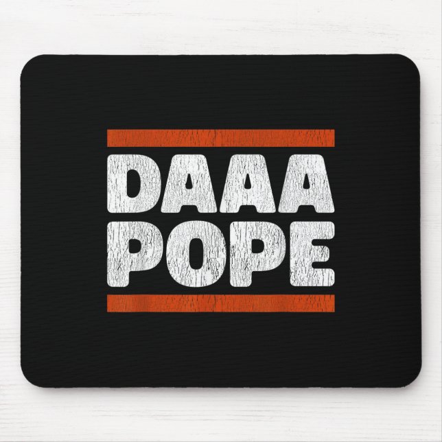 Mousepad Daaa Pope - Funny Habemus Papam Chi Leo Xiv Chicag (Frente)