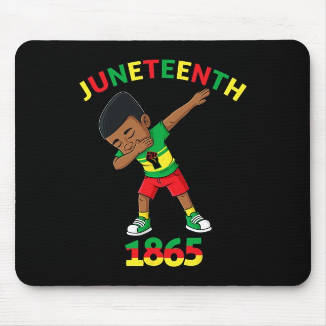 Mousepad Dabbing Black King 1865 Brown Skin Boys (Frente)