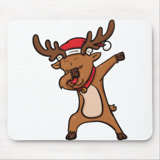 Mousepad Dabbing dab rener veer rudolph papais noeis de Nat
