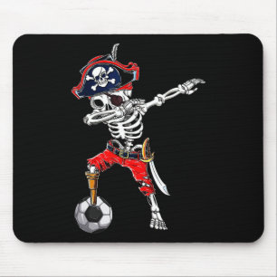 Mousepad Dabbing Skeleton Pirate E Soccer Ll Halloween Co