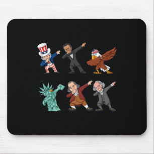 Mousepad Dabbing Tio Sam E Friends 4 De Julho Boys Gir