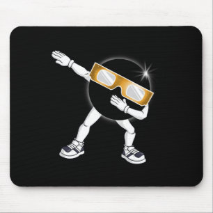 Mousepad Dabbing Total Solar Eclipse 2024 Fun Dab Boys Girl
