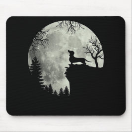 Mousepad Dachshund E Lua Halloween