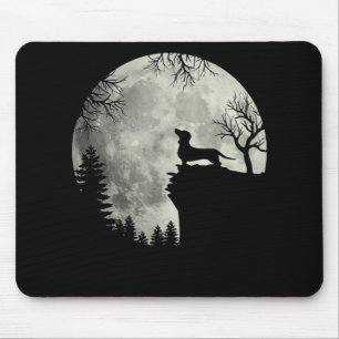 Mousepad Dachshund E Lua Halloween