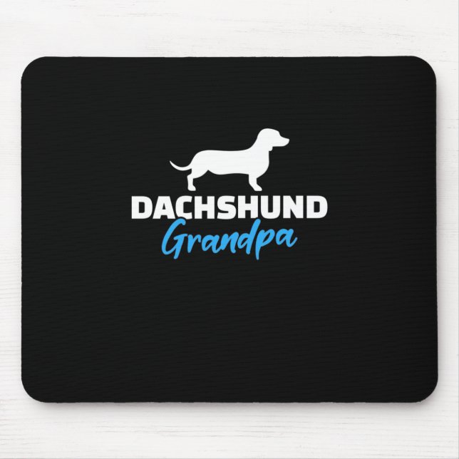 Mousepad Dachshund Grandpa (Frente)