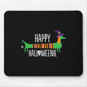 Mousepad Dachshund Happy Halloweenie Cute Dog Halloween