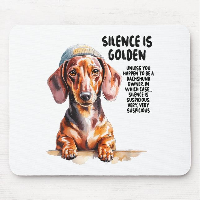 Mousepad Dachshund Ideas For Women &amp; Novelty Miniature  (Frente)