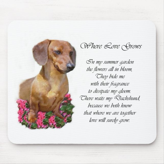 Mousepad Dachshund Lovers Gifts (Frente)