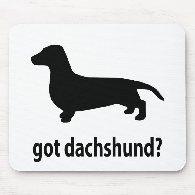 Mousepad Dachshund obtido (Frente)