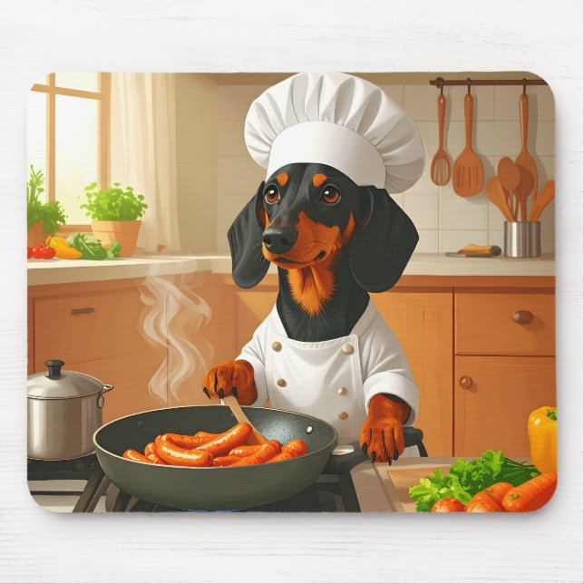 Mousepad Dachshund "Sausage Dog" (Frente)