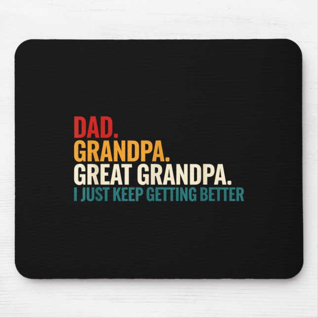Mousepad Dad Grandpa Great Grandpa Funny Saying - Dad I Jus (Frente)
