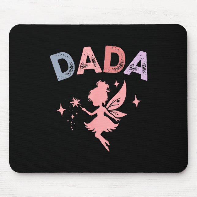 Mousepad Dada Of The Little Fairy Birthday Girl Family Matc (Frente)