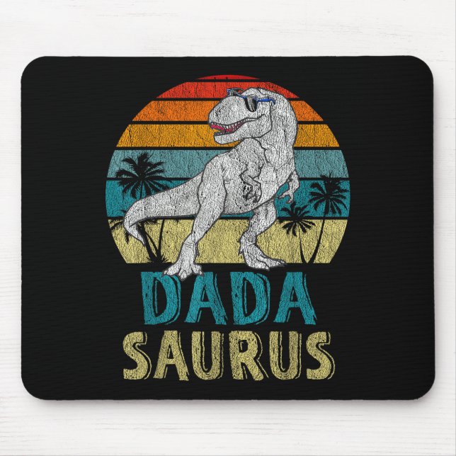 Mousepad Dadasaurus T Rex Dinosaur Dada Saurus Family Match (Frente)