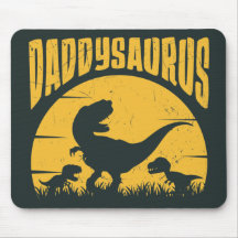 Daddysaurus Dinossauros Pai Pai Amarelo Negro