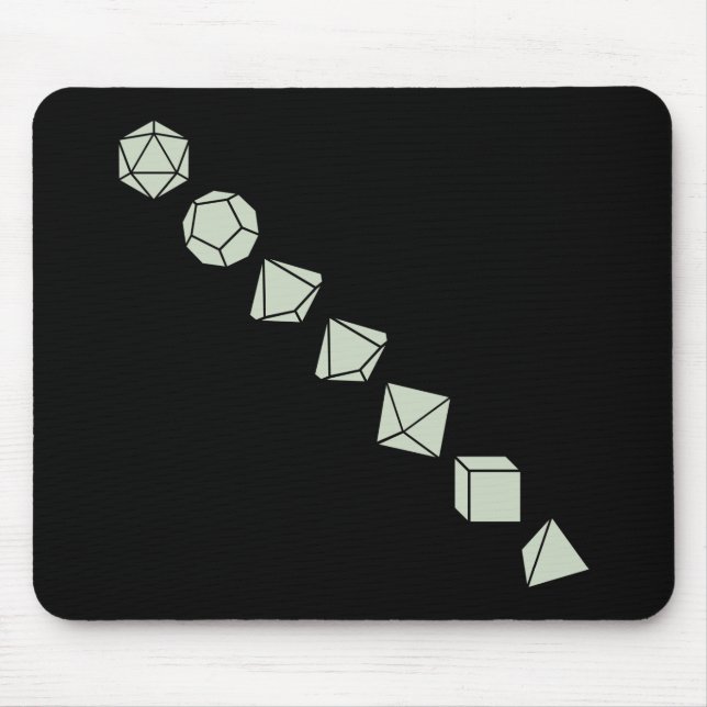 Mousepad Dados diagonais (luz) (Frente)