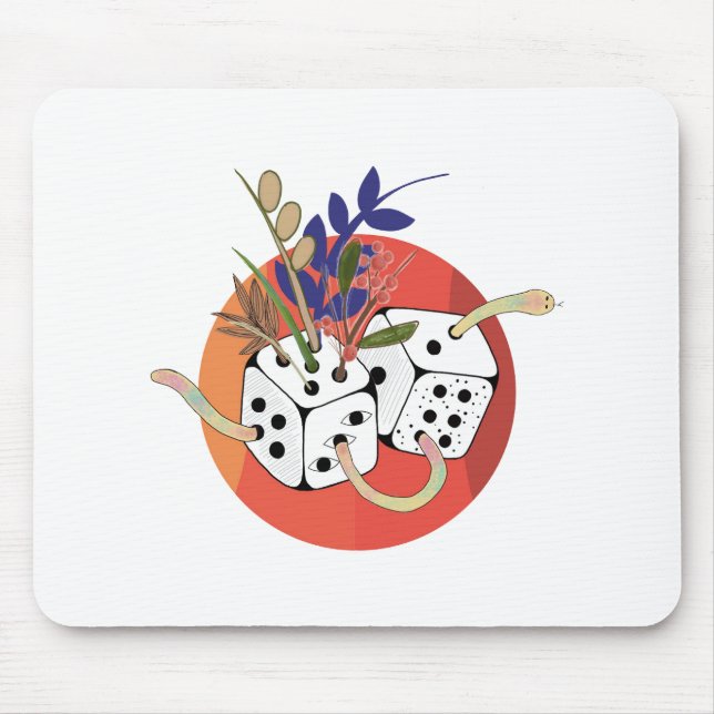 Mousepad Dados no Universo Paralelo (Frente)