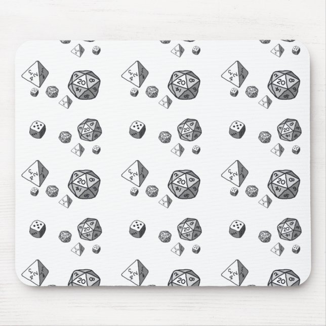 Mousepad Dados telhados (Frente)