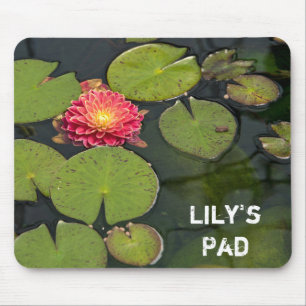 Mousepad Dahlia In Pond