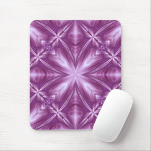 Mousepad Dahlia Purple Milky White Clouds Abstrato Patterno