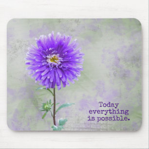 Mousepad Dahlia Watercolor