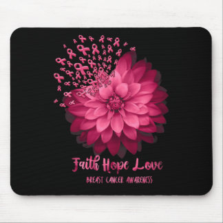 Mousepad Daisth Faith Esperança Ama Fluxo de Consciência do