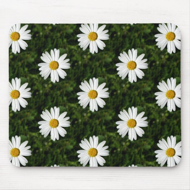 Mousepad Daisy Bloom padrão sem falhas + suas ideias (Frente)