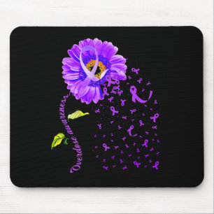 Mousepad Daisy Butterfly Roxo Sobredosagem Sensibilização 5