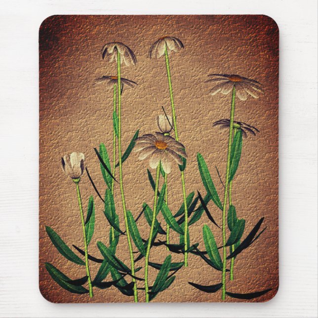 Mousepad Daisy Flower Art (Frente)