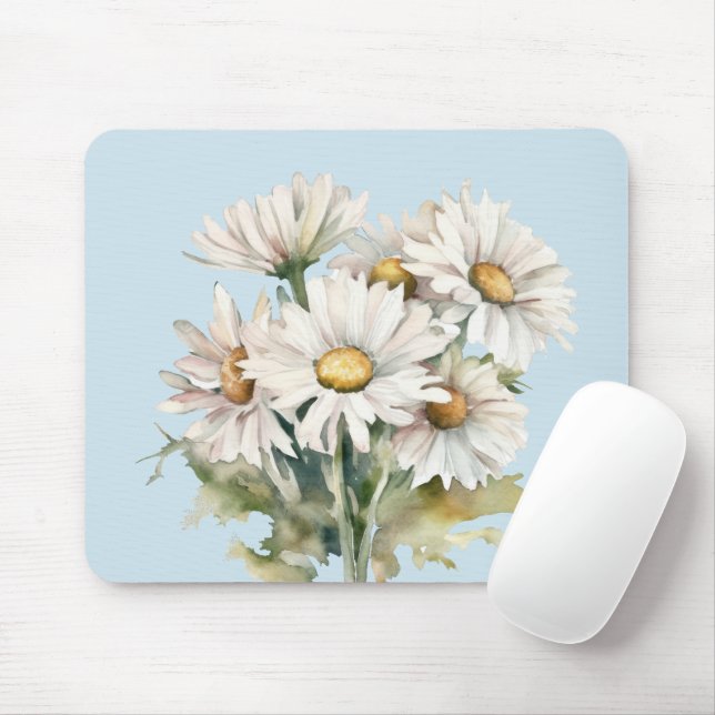 Mousepad Daisy Flowers (Com mouse)