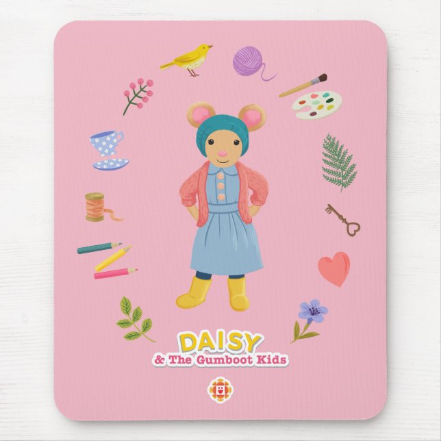 Mousepad Daisy Motif (Frente)