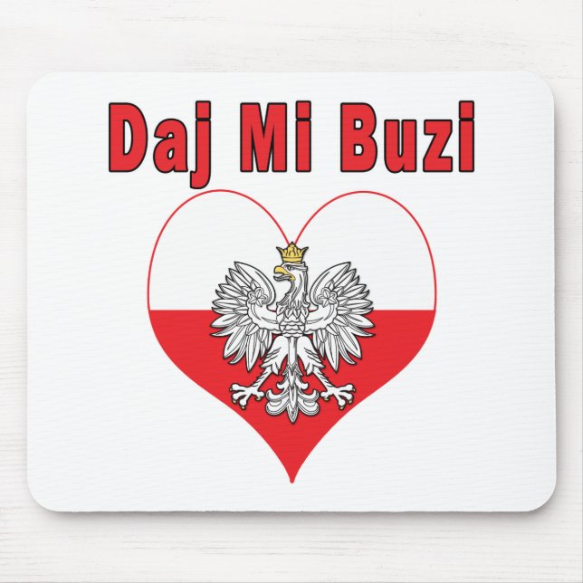 Mousepad Daj Mi Buzi Eagle Heart (Frente)