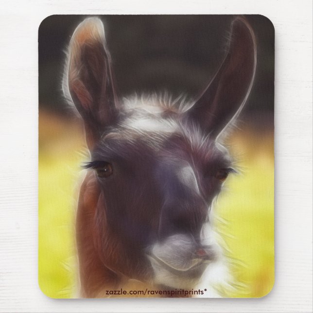 Mousepad Dalai, o Bocalhão de Animais do Diário LLAMA (Frente)