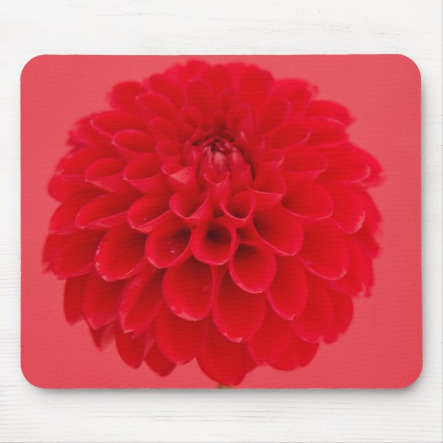 Mousepad dália vermelha (Frente)