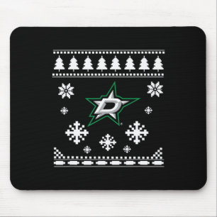 Mousepad Dallas Stars Ugly Christmas Sweater Holidaze