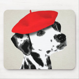 Mousepad Dalmácia com Berete Vermelho