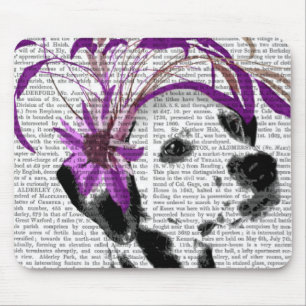 Mousepad Dalmácia Com Fascinador Roxo