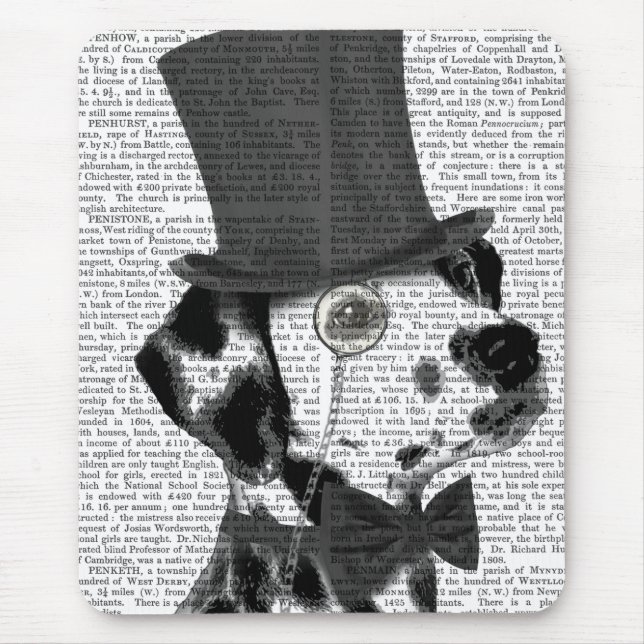 Mousepad Dalmácia, Formal Hound e Chapéu (Frente)