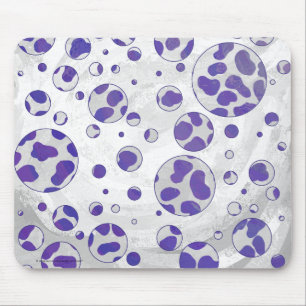 Mousepad Dalmaciana Purple e Bolinhas Branca