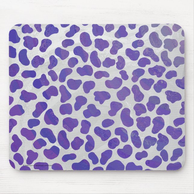 Mousepad Dalmaciano Roxo e Impressão branco (Frente)