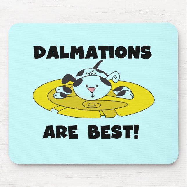 Mousepad Dalmations é os melhores t-shirt e presentes (Frente)