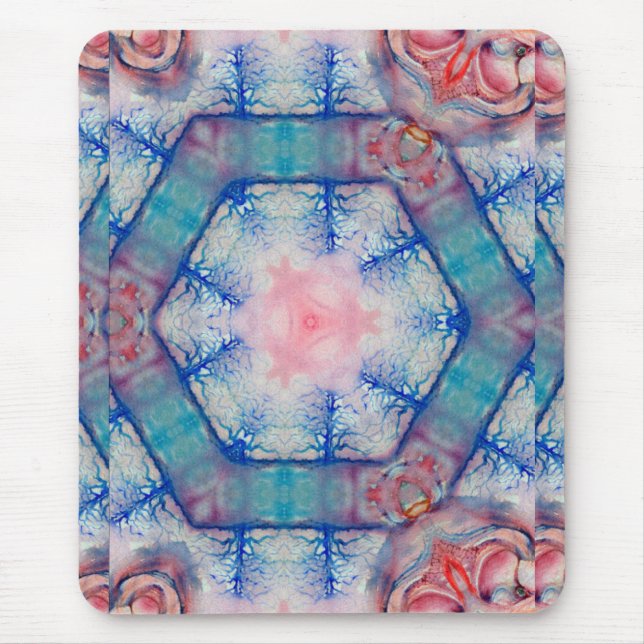 Mousepad Dama AVALON do lago, Reflexões Mágicas de Água (Frente)