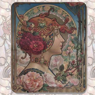 Mousepad Dama das rosas
