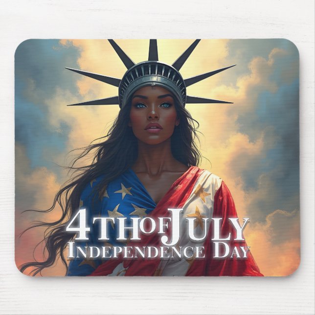 Mousepad Dama Liberdade Reimaginada – Uma Nova Face da Libe (Frente)
