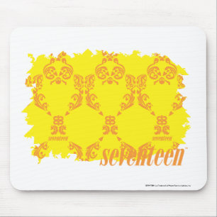 Mousepad Damasco 2 amarelos alaranjado