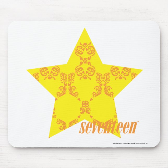 Mousepad Damasco 3 amarelos alaranjado (Frente)