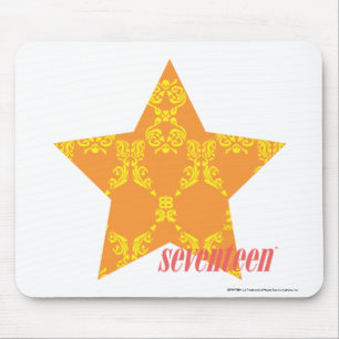 Mousepad Damasco 3 laranja-amarelos