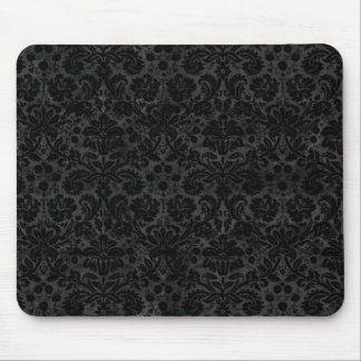 Mousepad Damasco de Carvão Preto