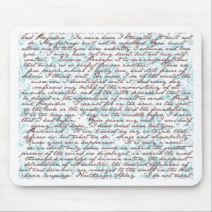 Mousepad Damasco de Jane Austen