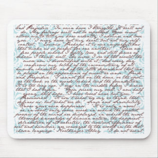 Mousepad Damasco de Jane Austen