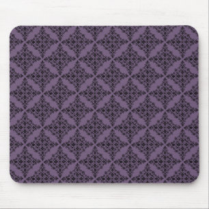 Mousepad Damasco perfeitamente lustrado Mousepad, roxo
